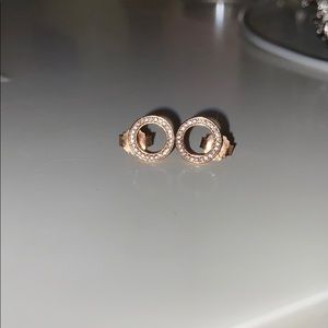 Pandora Sparkling Circle earrings